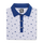 Pique Stretch Scattered Floral Self Collar
