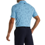 Tropic Golf Print Lisle Self Collar-Previous Season Style