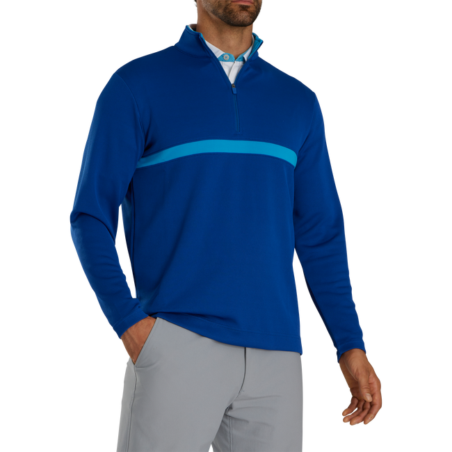 Inset Stripe Mid-Layer Flat Back Rib