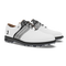 White / Grey Croc Print / Black Patent