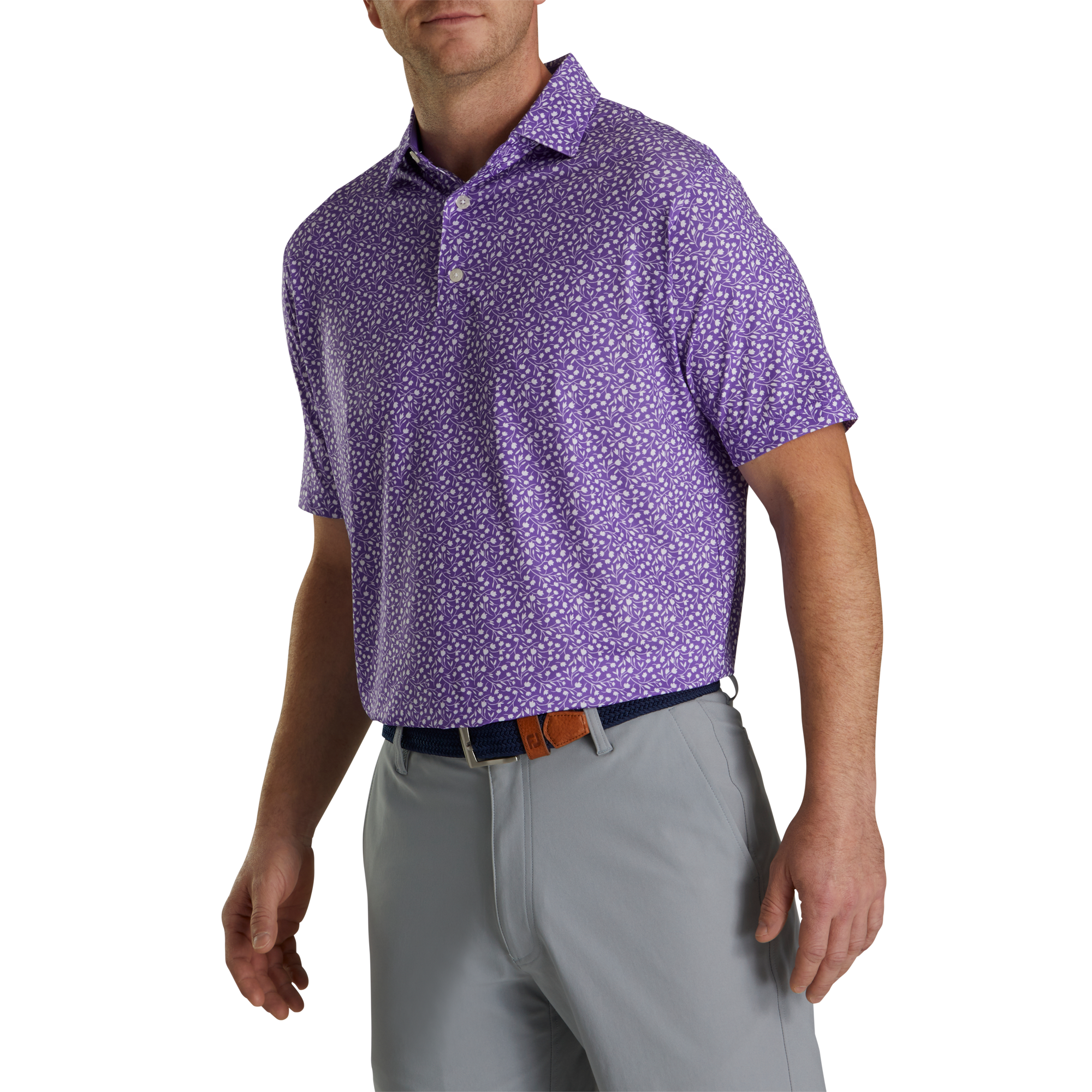 Lisle Tossed Tulips Self Collar