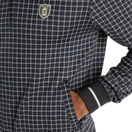 Quater-Zip Double Knit Jacquard Sweatshirt-Previous Season Style