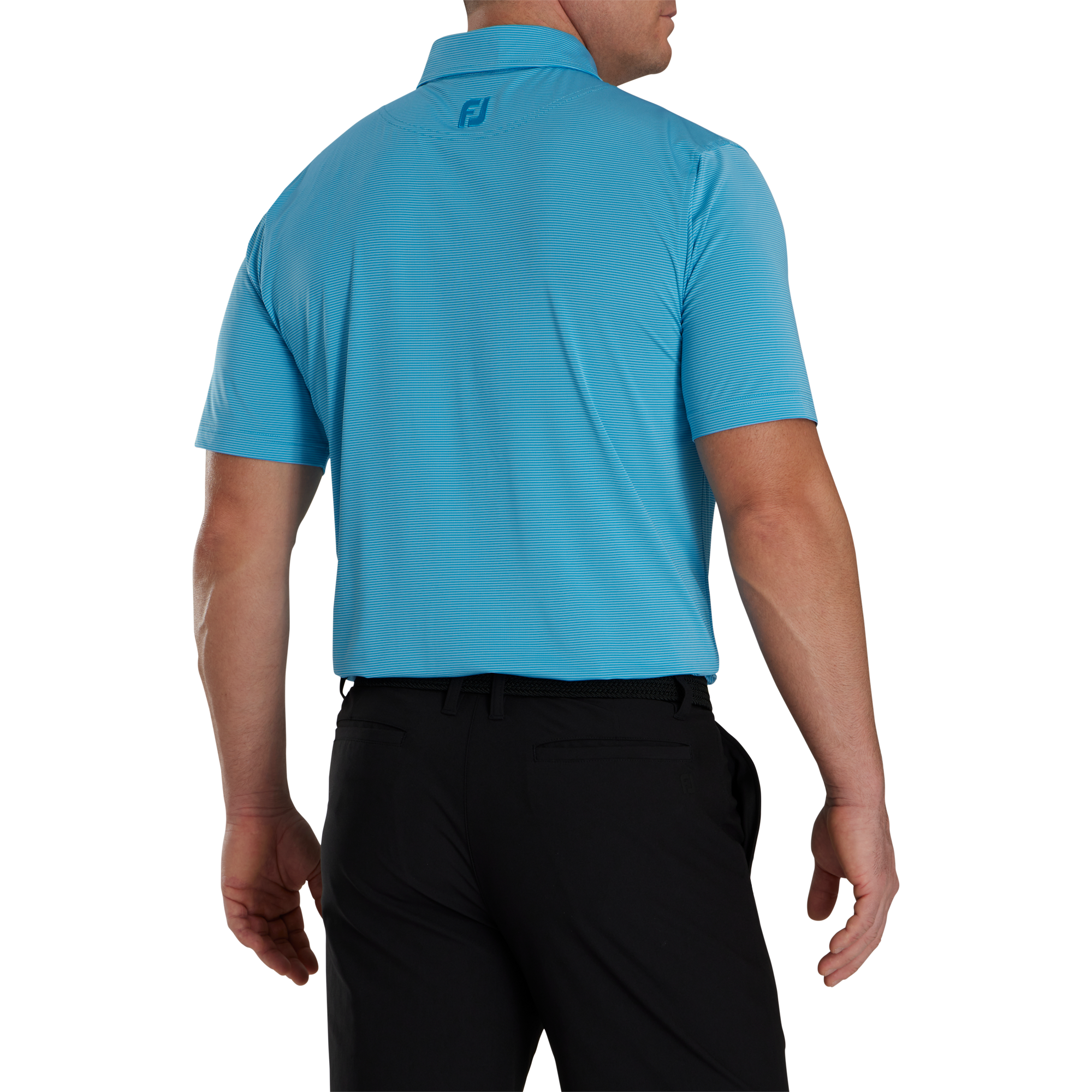 Micro Feeder Stripe Lisle Self Collar