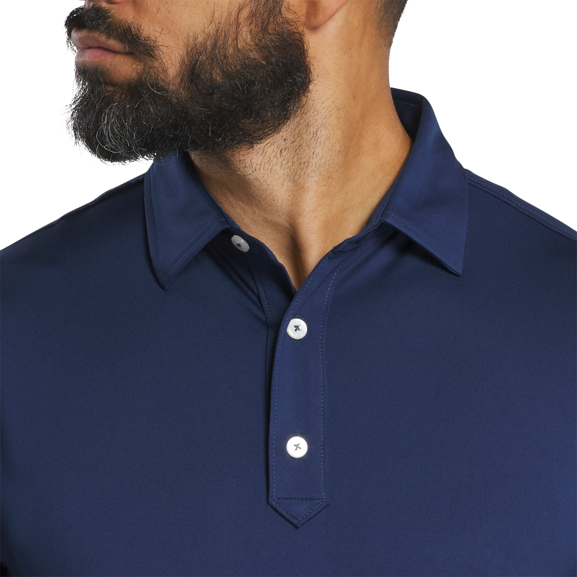 Solid Lisle Set On Placket