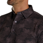 Tonal Leaf Print Self Collar