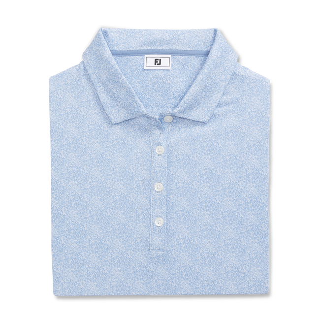 Stretch Lisle Speckle Short Sleeve Print Shirt