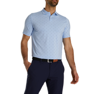 Paisley Print Lisle Self Collar