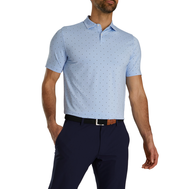 Paisley Print Lisle Self Collar