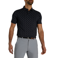 Paisley Print Lisle Self Collar