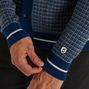 Full-Placket Long Sleeve Sweater Polo