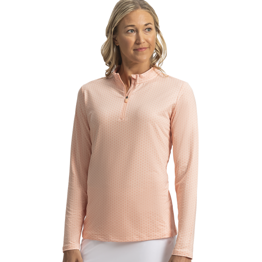 Quarter-Zip Long Sleeve Sun Protection Women
