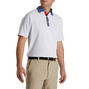 Pique Tulip Trim Stretch Lisle Collar