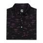 Tropic Golf Print Lisle Self Collar