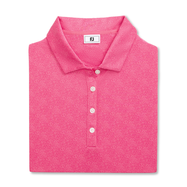 Stretch Lisle Speckle Short Sleeve Print Shirt