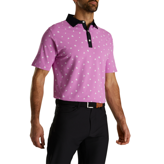 Footjoy polka 2025 dot golf shirt