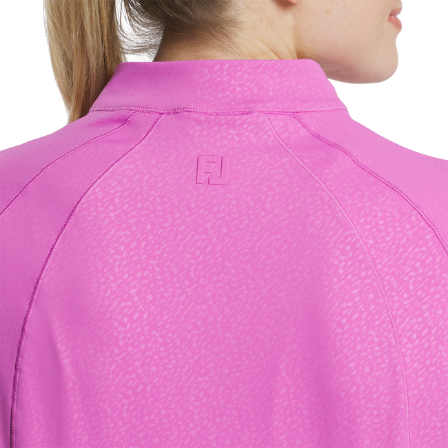 Embossed Quarter-Zip Women