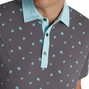 Pique Stretch Scattered Floral Self Collar