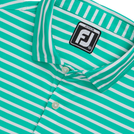 Striped Pique Self Collar Junior
