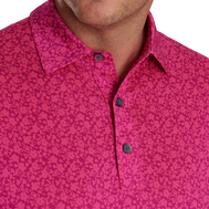 Painted Floral Lisle Self Collar