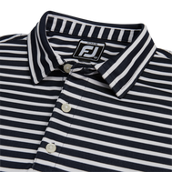 Striped Pique Self Collar Junior