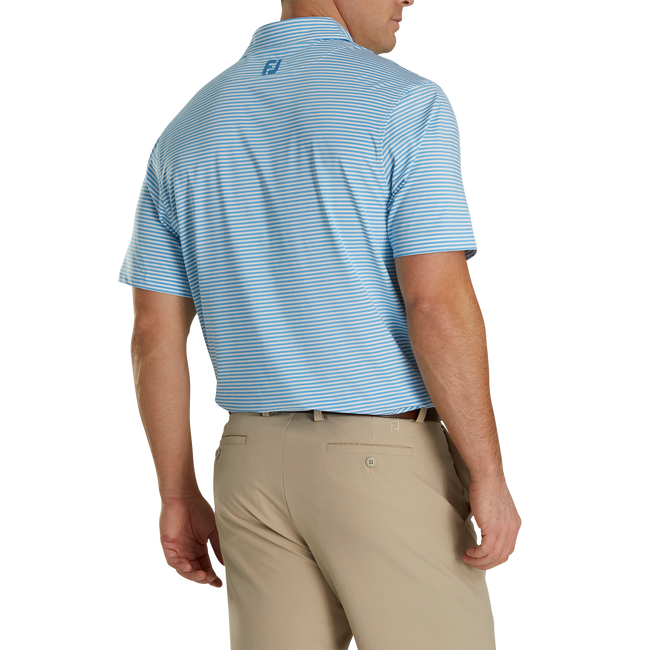 Striped Golf Polo for Men FootJoy