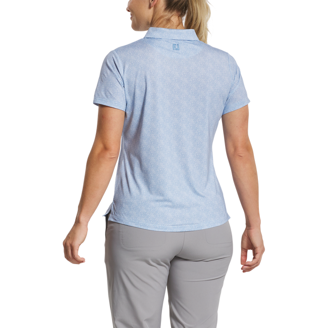 Stretch Lisle Speckle Short Sleeve Print Shirt