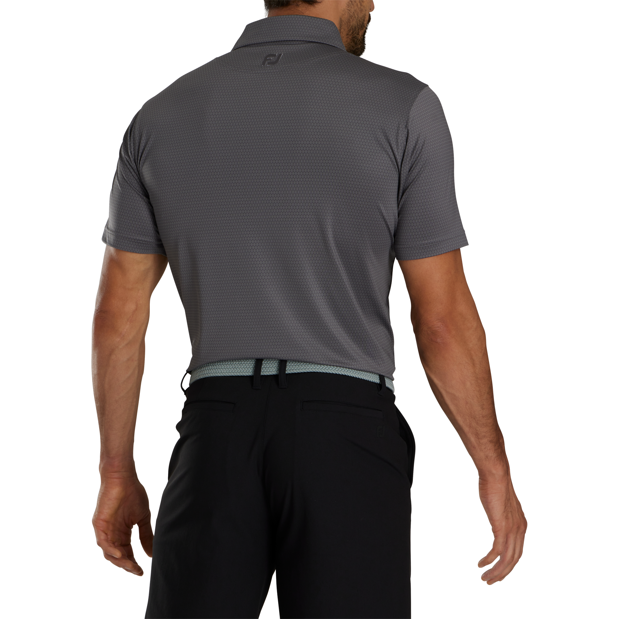 Tonal Triangle Print Lisle