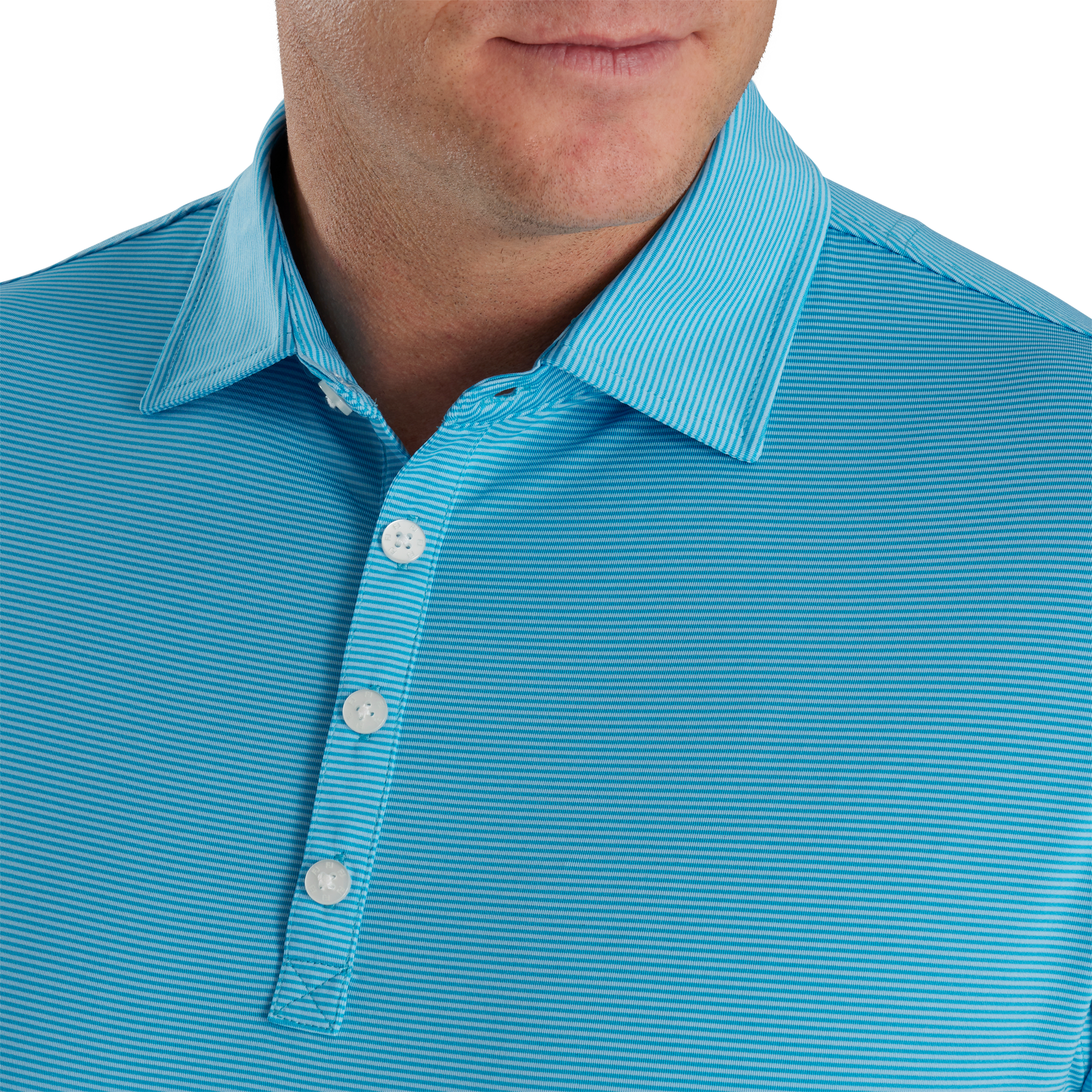 Micro Feeder Stripe Lisle Self Collar