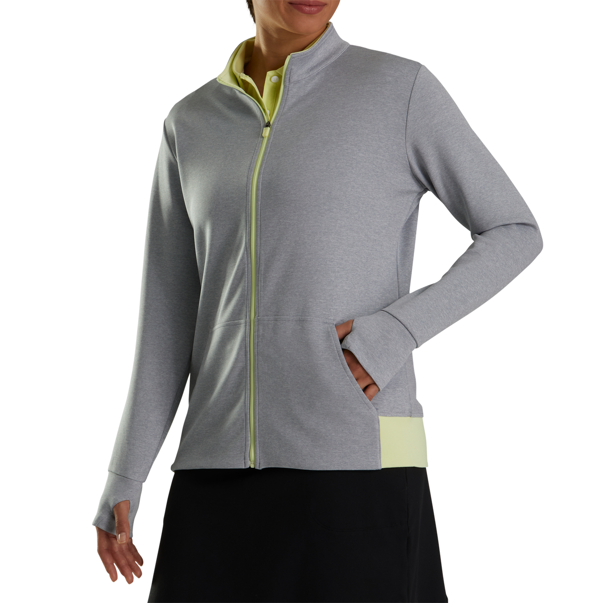 Full Zip Knit Color Block Jacket Women FootJoy Canada