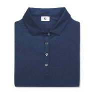 Stretch Lisle Speckle Short Sleeve Print Shirt