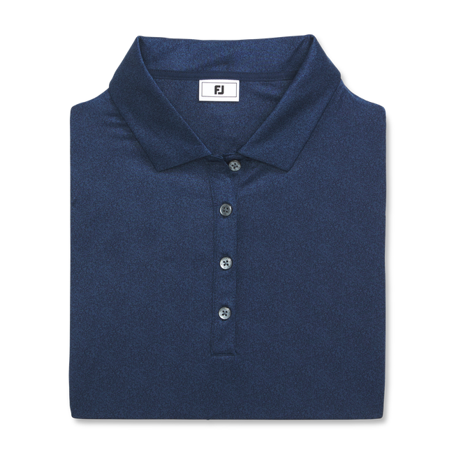 Stretch Lisle Speckle Short Sleeve Print Shirt