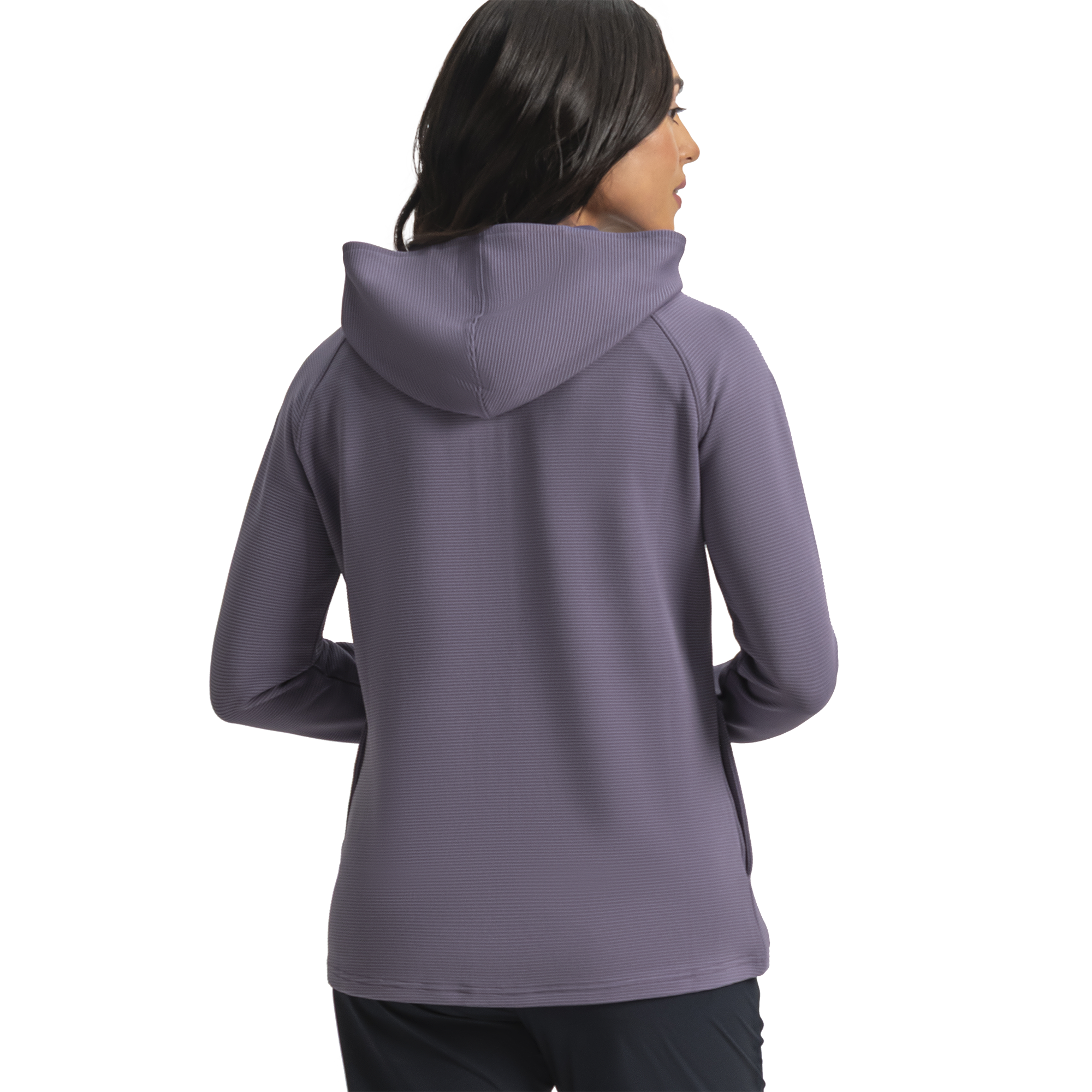 Full-Zip Ottoman Hoodie Women