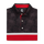 Striped Tonal Leaf Print Self Collar