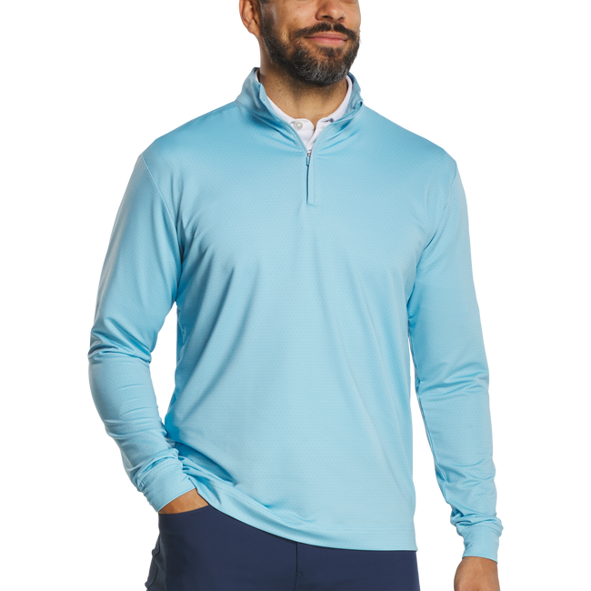 Tonal Deco Diamond Quarter-Zip