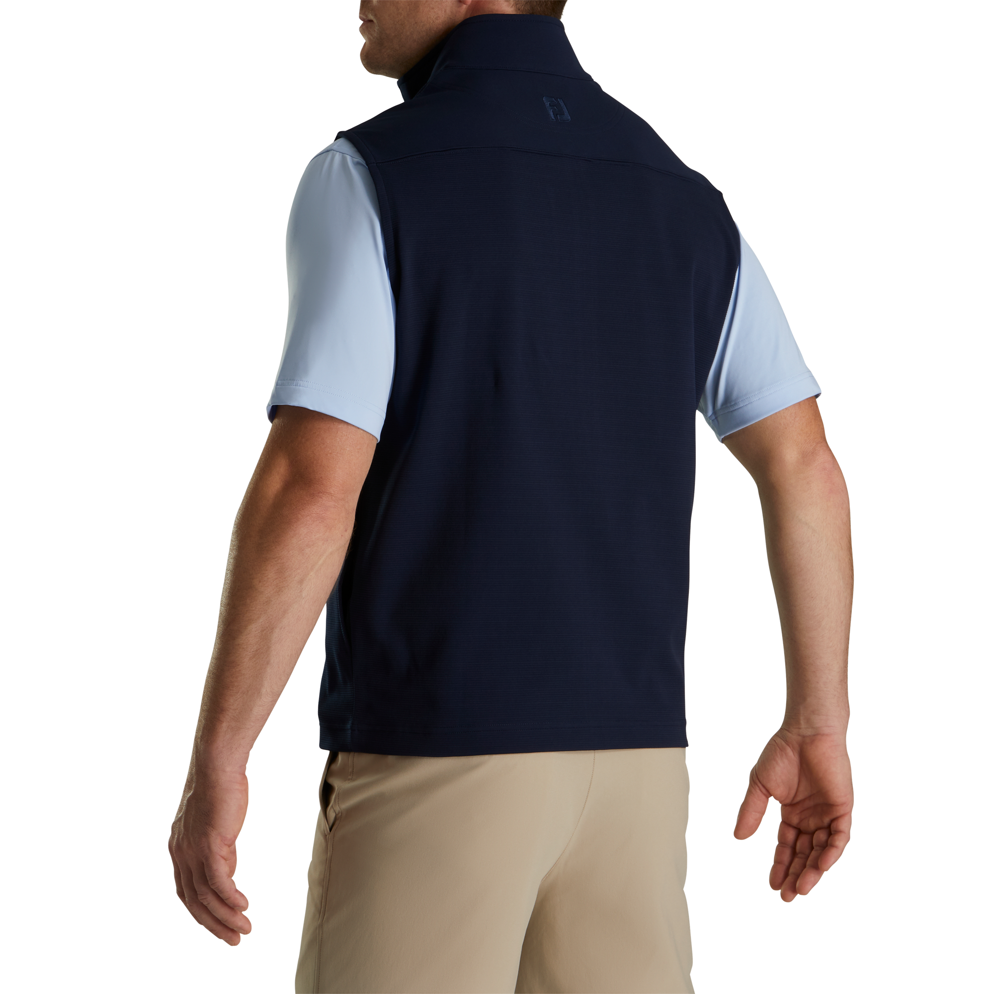 Ottoman Knit Full-Zip Vest