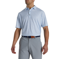 Painted Floral Lisle Self Collar