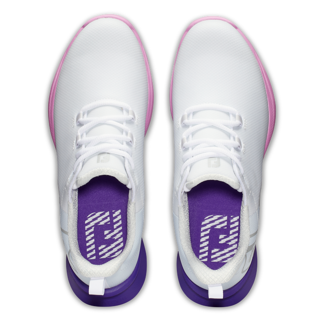 FootJoy Fuel Sport Women s Spikeless Golf Shoe White Purple 6