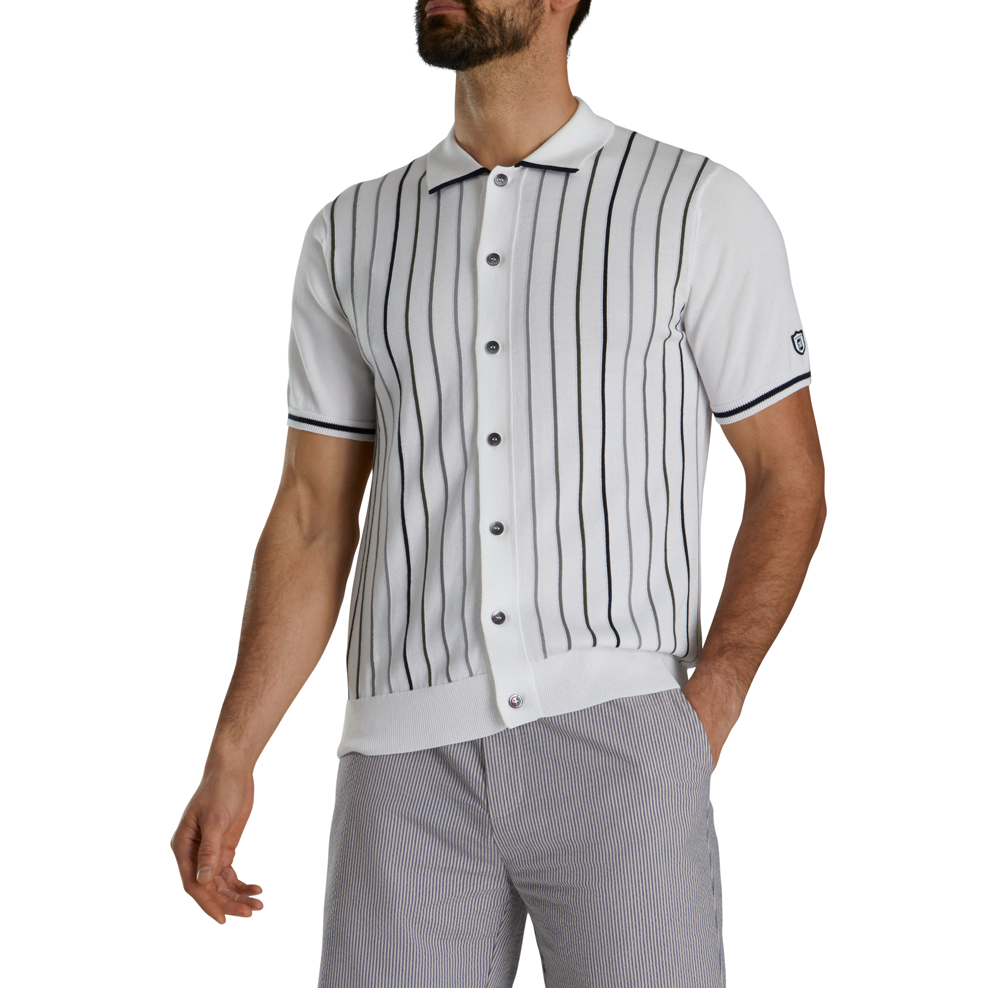 FJ x Todd Snyder Full Placket Sweater Polo-Previous Season Style