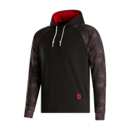 Leaf Print Lightweight Hoodie