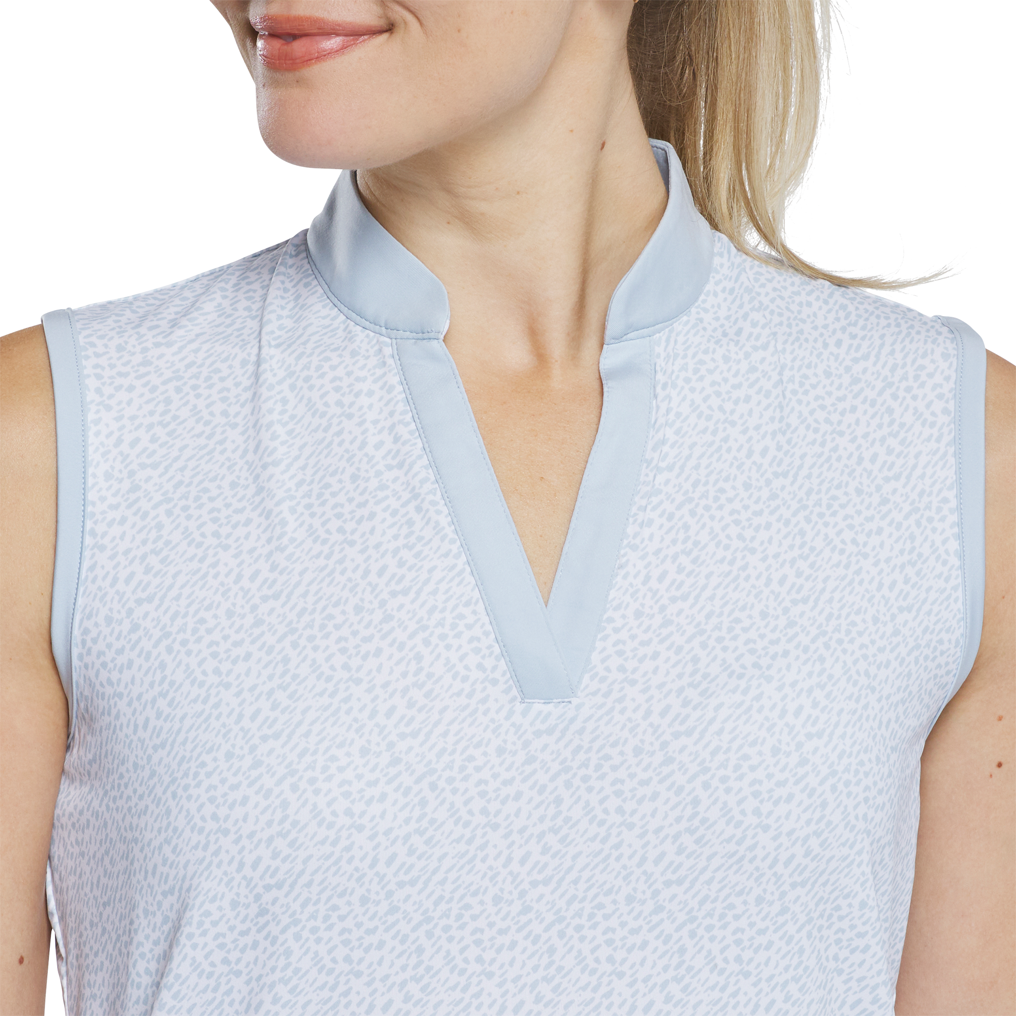 Open Placket Sleeveless Women