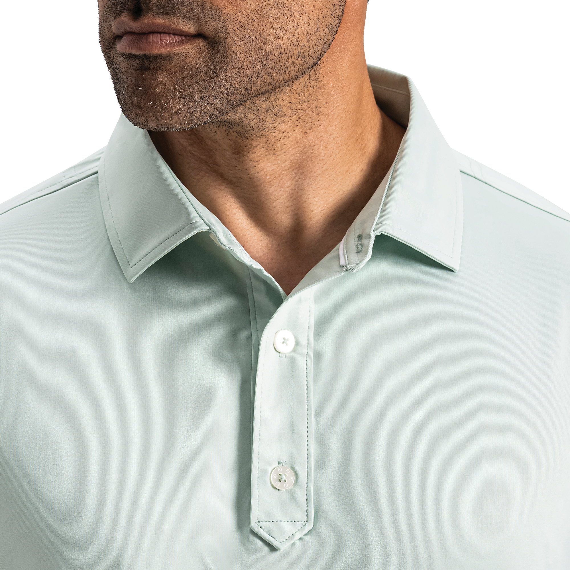 Solid Lisle Set On Placket