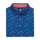 Wave Print Lisle Self Collar