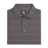 Stretch Pique Chalkstripe Self Collar