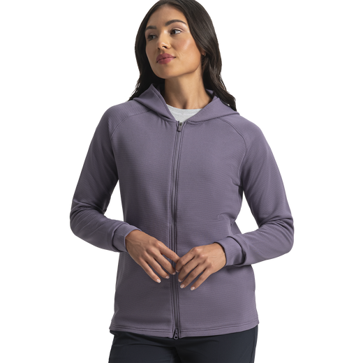 Full-Zip Ottoman Hoodie Women