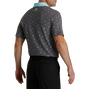 Pique Stretch Scattered Floral Self Collar