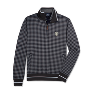 Quater-Zip Double Knit Jacquard Sweatshirt-Previous Season Style