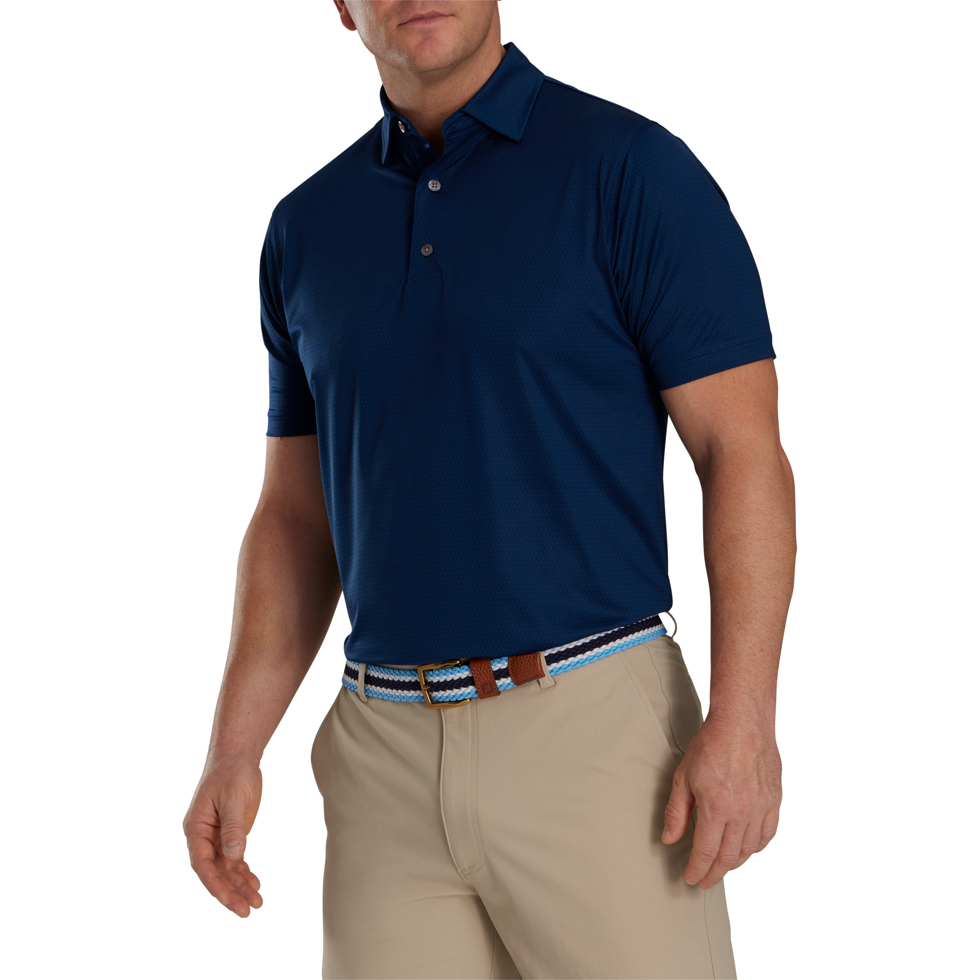 Tonal Triangle Print Lisle