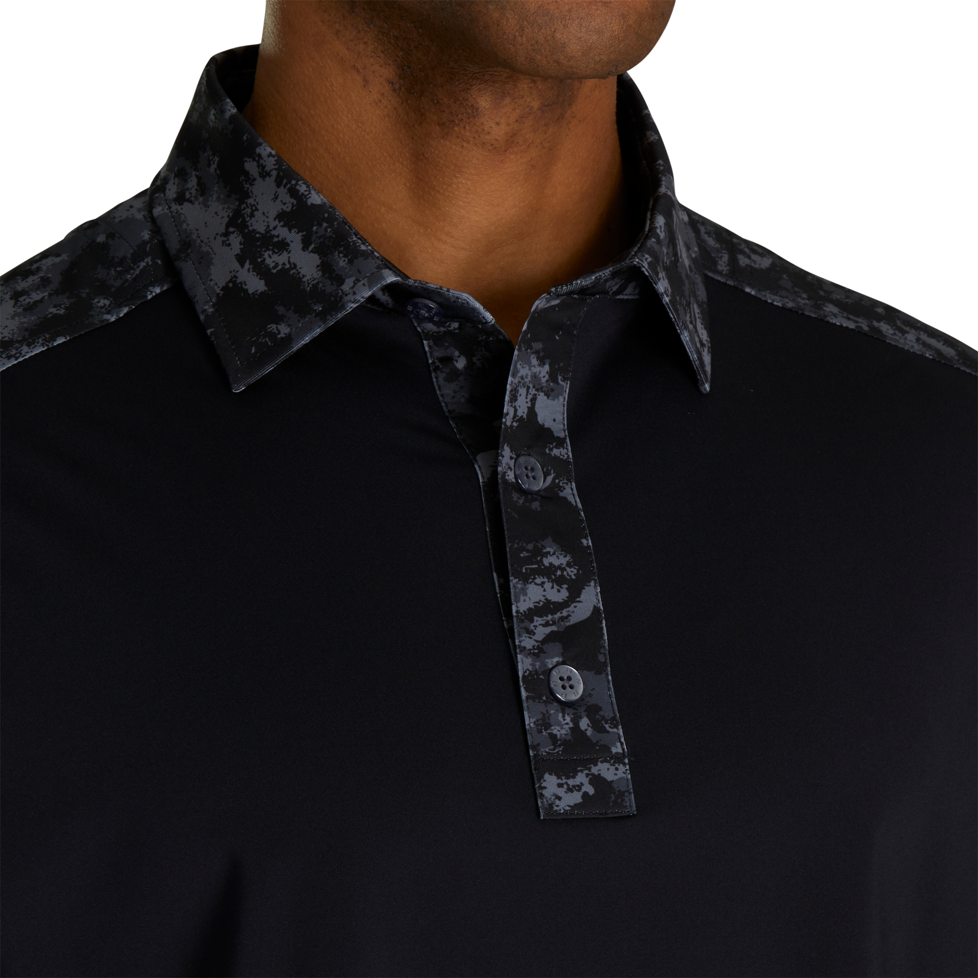Lisle Cloud Camo Trim Self Collar