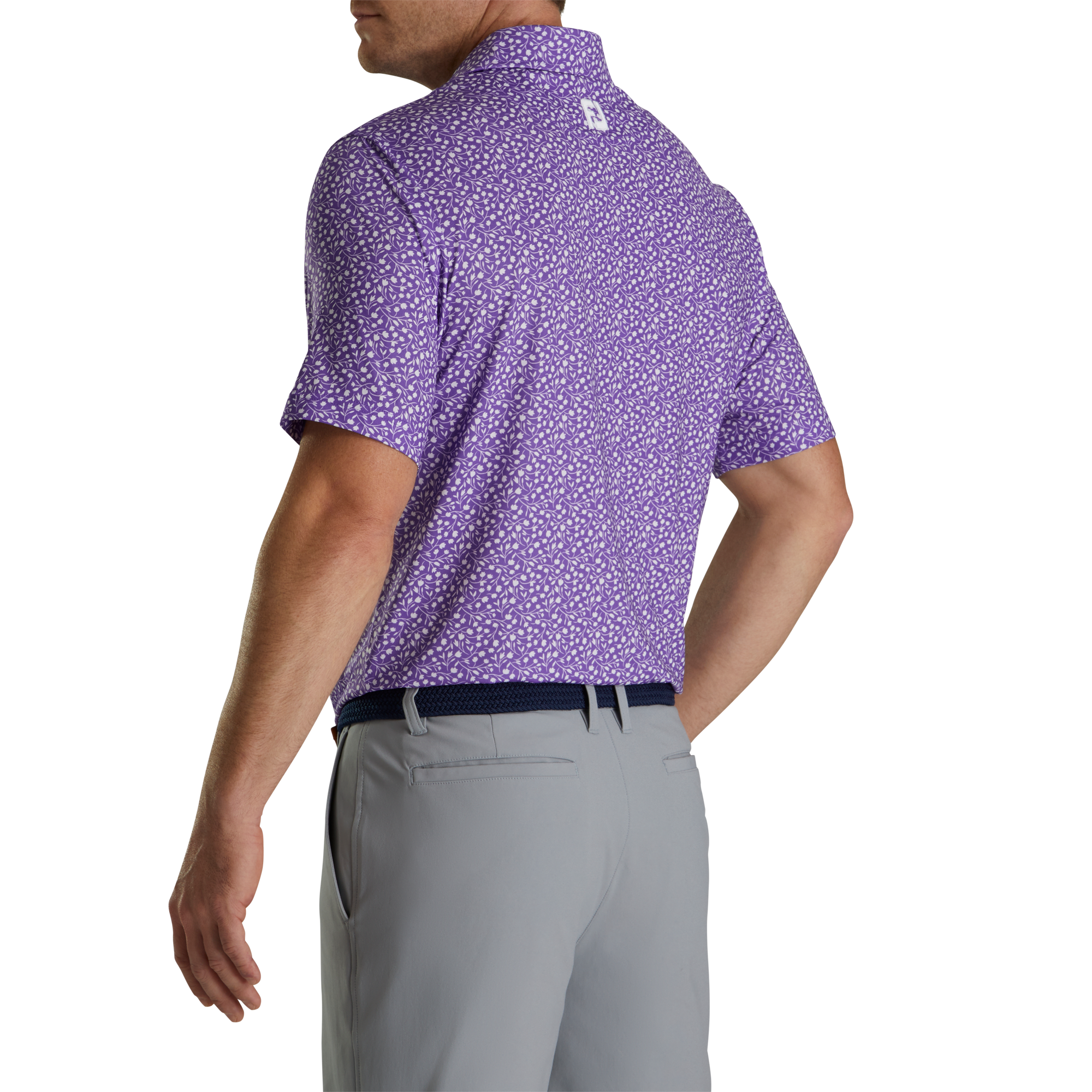 Lisle Tossed Tulips Self Collar