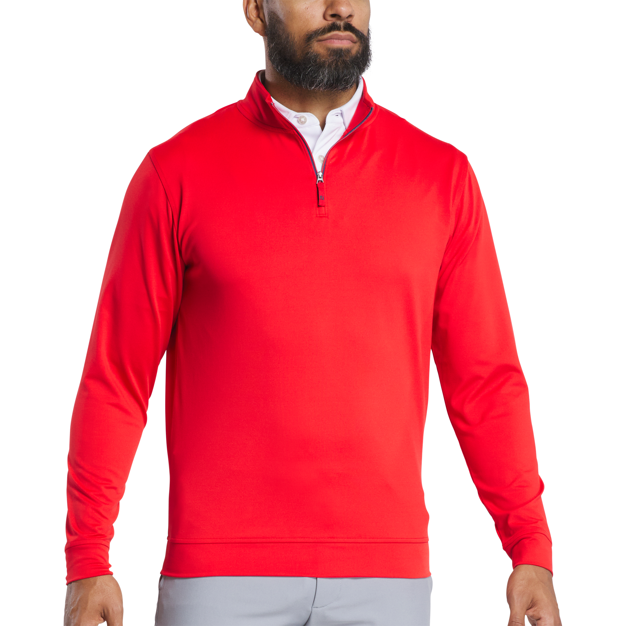Footjoy Midlayer Quart Zip - Homme Taille L - Bleu - Neuf - Golf